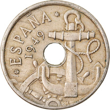 Coin, Spain, Francisco Franco, caudillo, 50 Centimos, 1954, EF(40-45)