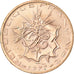 Moneta, Francja, Mathieu, 10 Francs, 1977, Paris, AU(50-53), Mosiądz niklowy