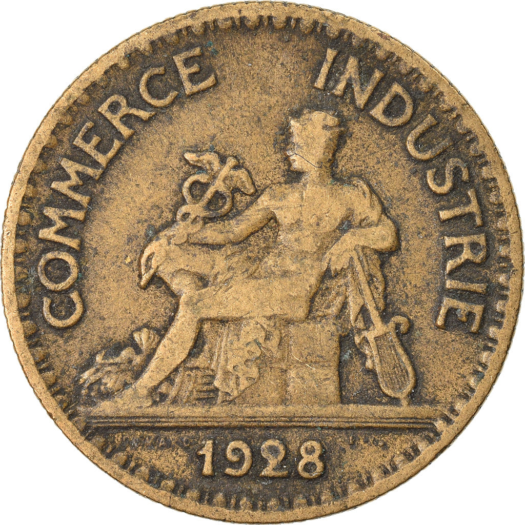 Münze, Frankreich, Chambre de commerce, 50 Centimes, 1928, Paris, S+