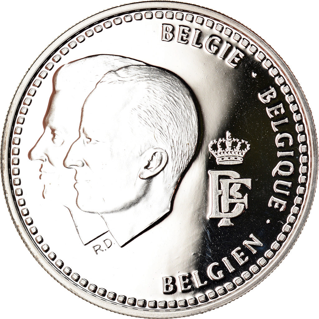 Coin, Belgium, 250 Francs, 250 Frank, 1996, Brussels, MS(65-70), Silver, KM:202