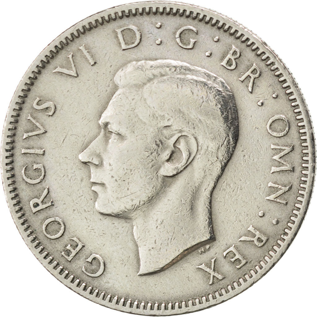 GREAT BRITAIN, Shilling, 1947, KM #877, AU(50-53), Copper-Nickel, 23.5, 5.58