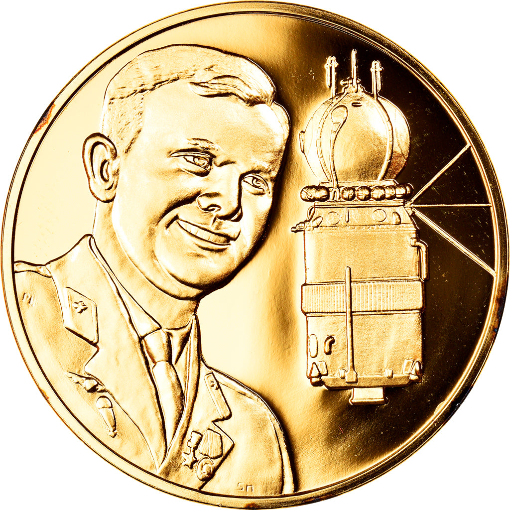 France, Medal, Conquête de l'Air, Gagarine, 1er Homme dans l'Espace, Aviation