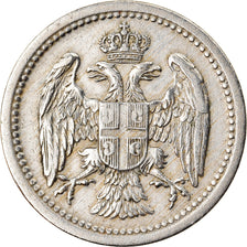Moneta, Serbia, Milan I, 10 Para, 1912, VF(30-35), Miedź-Nikiel, KM:19