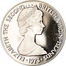 Coin, BRITISH VIRGIN ISLANDS, Elizabeth II, 50 Cents, 1973, Franklin Mint