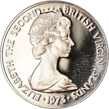 Coin, BRITISH VIRGIN ISLANDS, Elizabeth II, 25 Cents, 1973, Franklin Mint