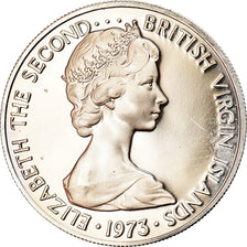 Coin, BRITISH VIRGIN ISLANDS, Elizabeth II, 10 Cents, 1973, Franklin Mint