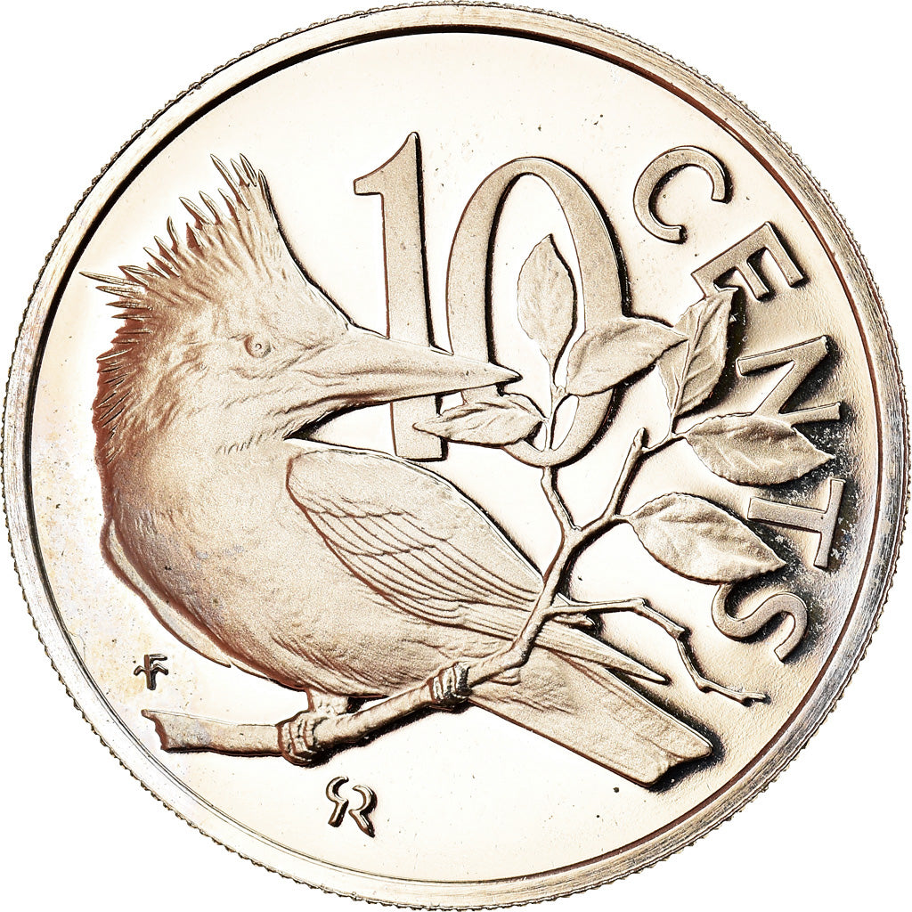 Coin, BRITISH VIRGIN ISLANDS, Elizabeth II, 10 Cents, 1973, Franklin Mint