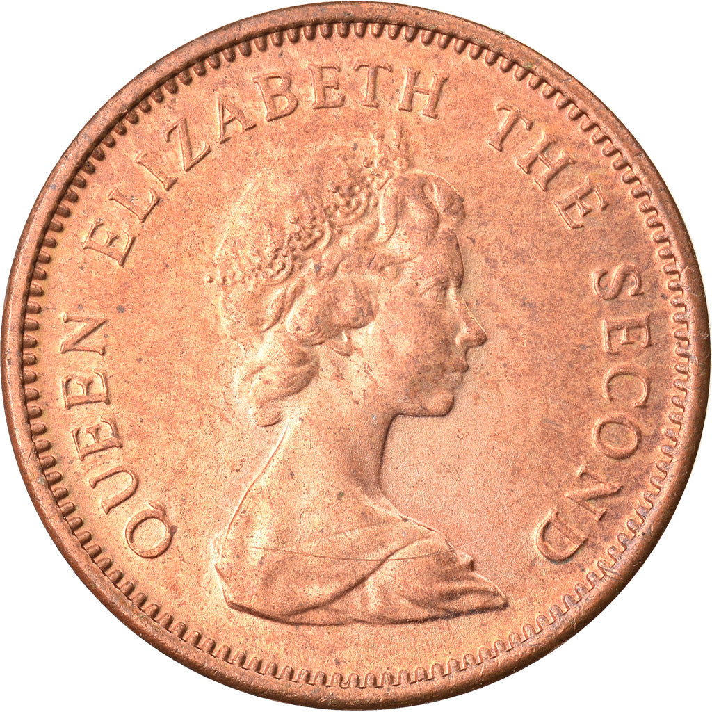 Coin, Falkland Islands, Elizabeth II, 1/2 Penny, 1974, MS(60-62), Bronze, KM:1