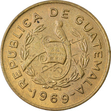 Coin, Guatemala, Centavo, Un, 1969, VF(30-35), Brass, KM:265