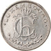 Coin, Luxembourg, Charlotte, 2 Francs, 1924, EF(40-45), Nickel, KM:36