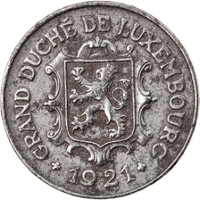 Coin, Luxembourg, Charlotte, 10 Centimes, 1921, VF(30-35), Iron, KM:31