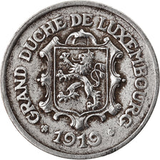 Coin, Luxembourg, Charlotte, 25 Centimes, 1919, VF(30-35), Iron, KM:32