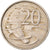Monnaie, Australie, Elizabeth II, 20 Cents, 1966, Melbourne, TTB, Copper-nickel