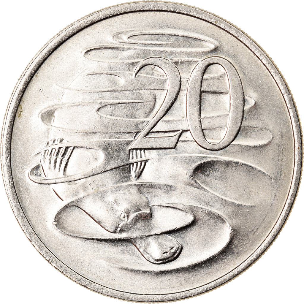 Coin, Australia, Elizabeth II, 20 Cents, 1981, Melbourne, AU(50-53)