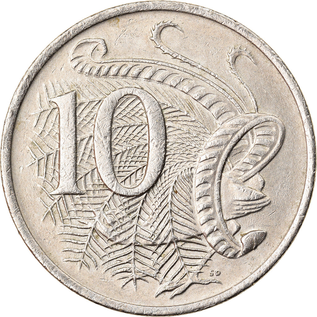 Monnaie, Australie, Elizabeth II, 10 Cents, 1982, TTB, Copper-nickel, KM:65