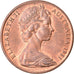 Moneda, Australia, Elizabeth II, 2 Cents, 1981, Melbourne, MBC, Bronce, KM:63
