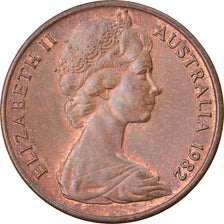 Coin, Australia, Elizabeth II, Cent, 1982, Melbourne, EF(40-45), Bronze, KM:62