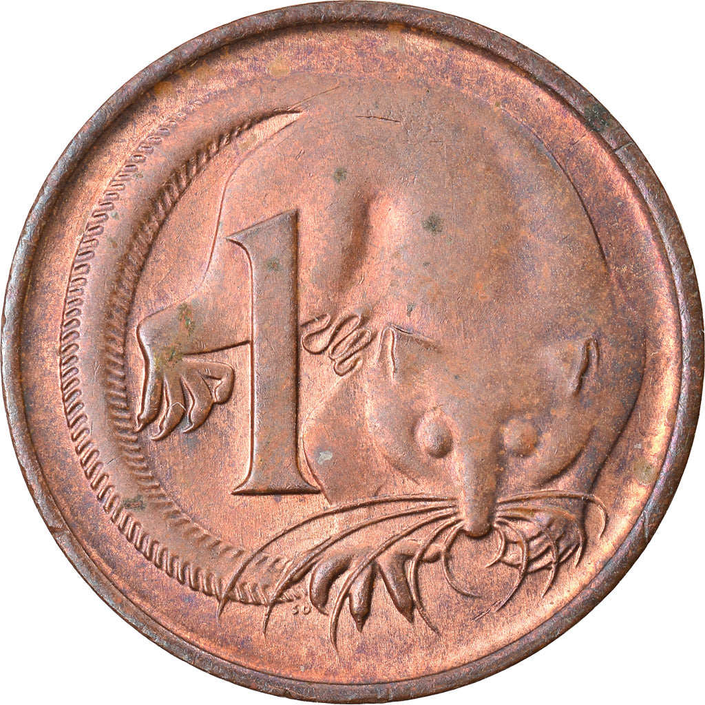 Coin, Australia, Elizabeth II, Cent, 1982, Melbourne, EF(40-45), Bronze, KM:62