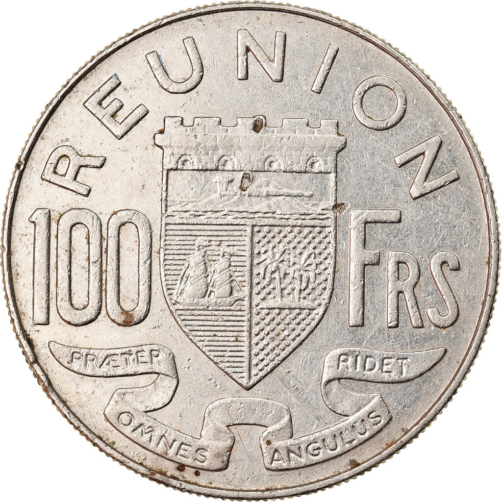 Coin, Réunion, 100 Francs, 1970, EF(40-45), Nickel, KM:13