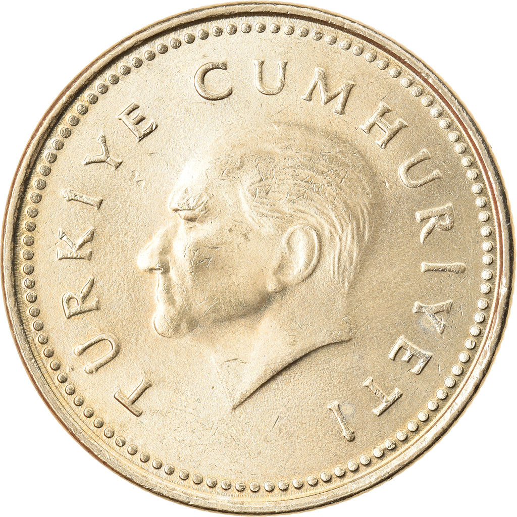 Münze, Türkei, 1000 Lira, 1993, VZ+, Nickel-brass, KM:997