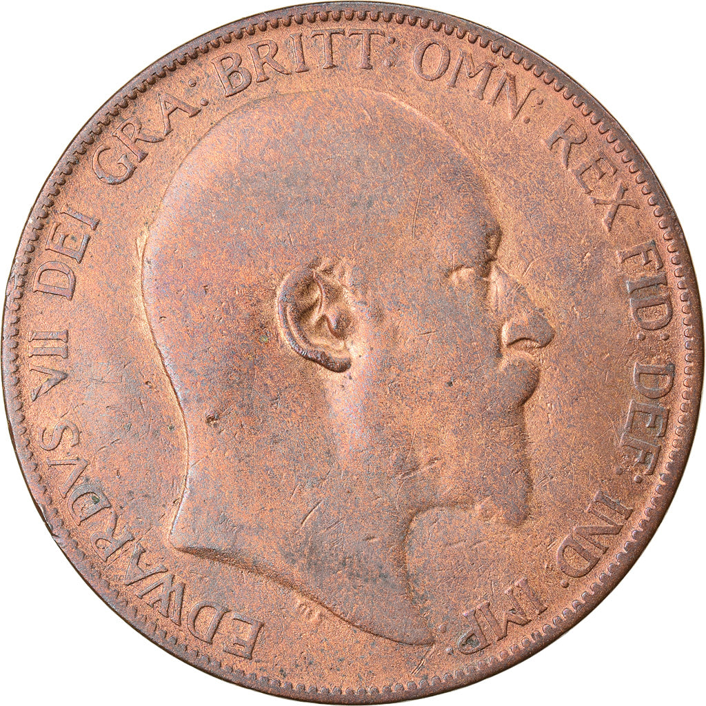 Monnaie, Grande-Bretagne, Edward VII, Penny, 1906, TB+, Bronze, KM:794.2
