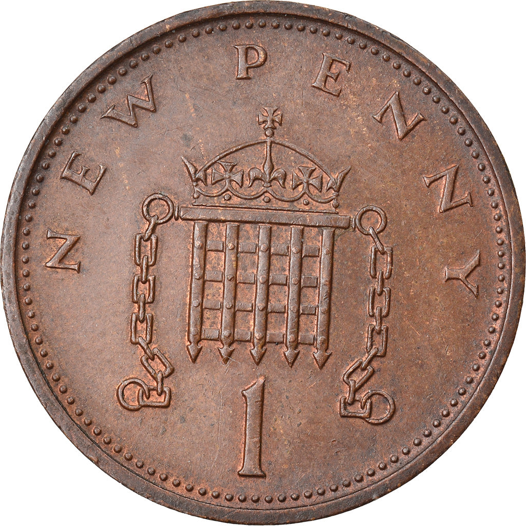Monnaie, Grande-Bretagne, Elizabeth II, New Penny, 1977, TB+, Bronze, KM:915