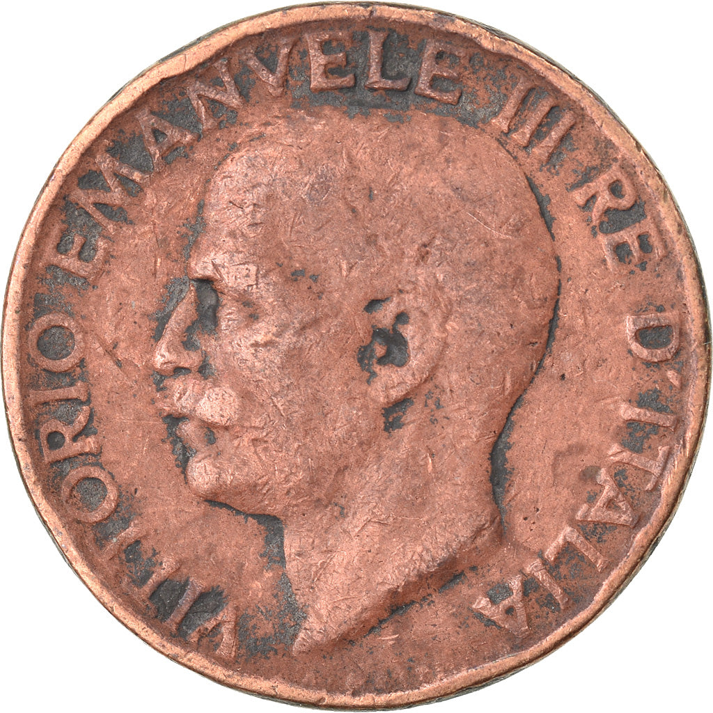 Monnaie, Italie, Vittorio Emanuele III, 5 Centesimi, 1933, Rome, TB, Bronze