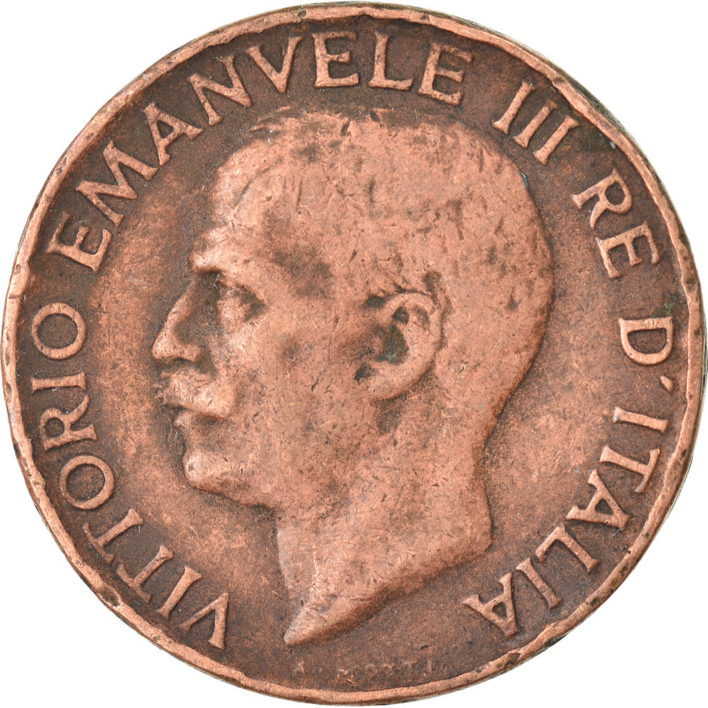 Coin, Italy, Vittorio Emanuele III, 5 Centesimi, 1934, Rome, VF(30-35), Bronze