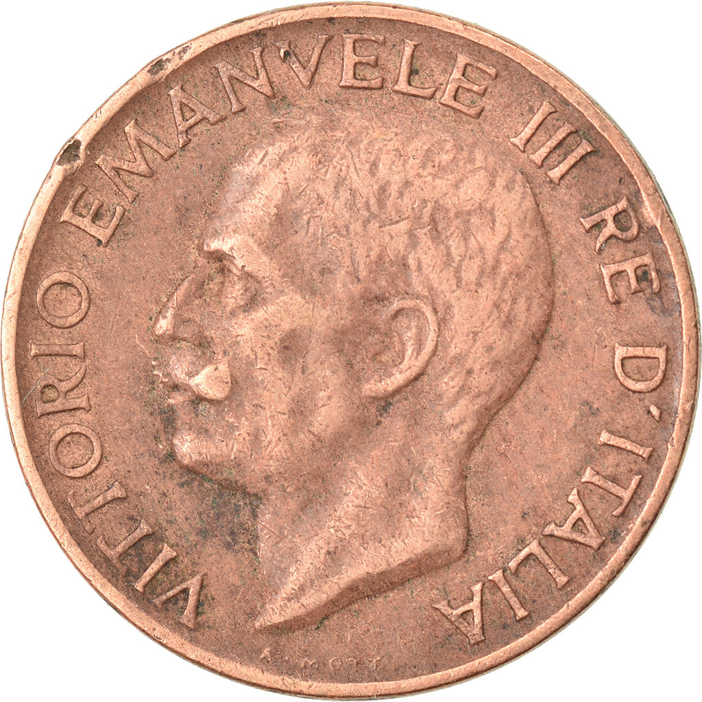 Coin, Italy, Vittorio Emanuele III, 5 Centesimi, 1936, Rome, VF(30-35), Bronze