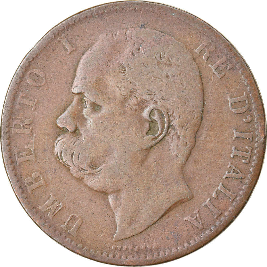 Münze, Italien, Umberto I, 10 Centesimi, 1894, Rome, S+, Kupfer, KM:27.2