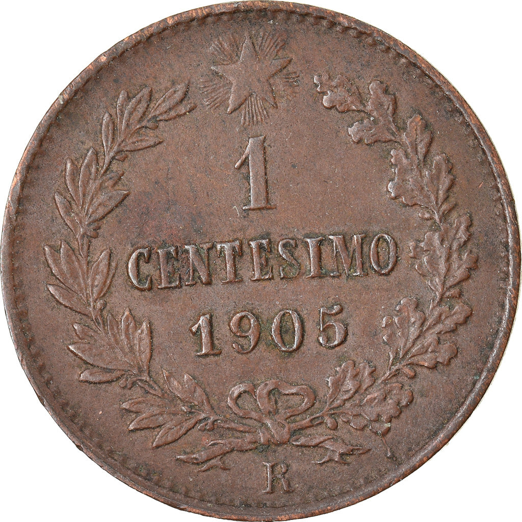 Moneta, Italia, Vittorio Emanuele III, Centesimo, 1905, Rome, BB, Bronzo, KM:35