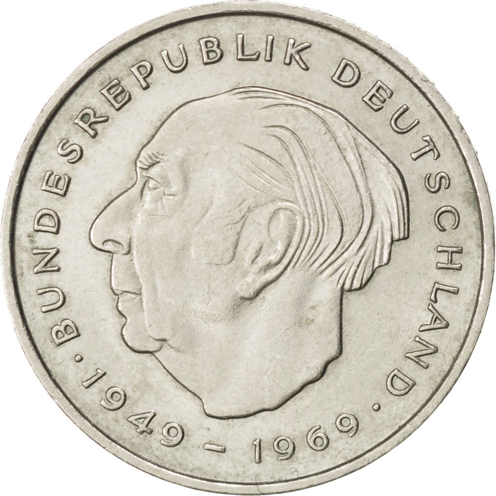 Coin, GERMANY - FEDERAL REPUBLIC, 2 Mark, 1971, Karlsruhe, MS(60-62)