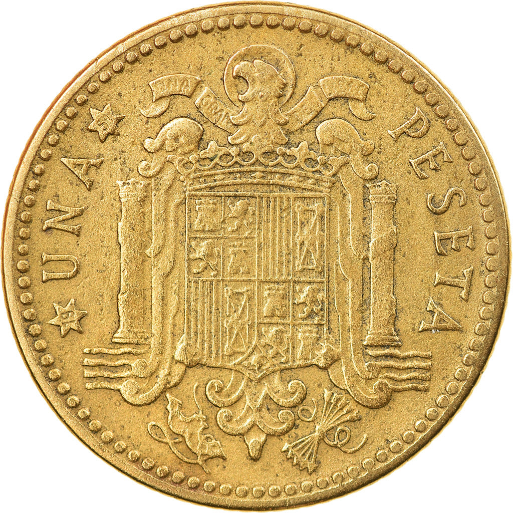Coin, Spain, Francisco Franco, caudillo, Peseta, 1951, EF(40-45)