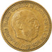 Coin, Spain, Francisco Franco, caudillo, Peseta, 1967, VF(30-35)