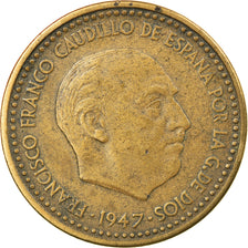 Monnaie, Espagne, Francisco Franco, caudillo, Peseta, 1953, TB+
