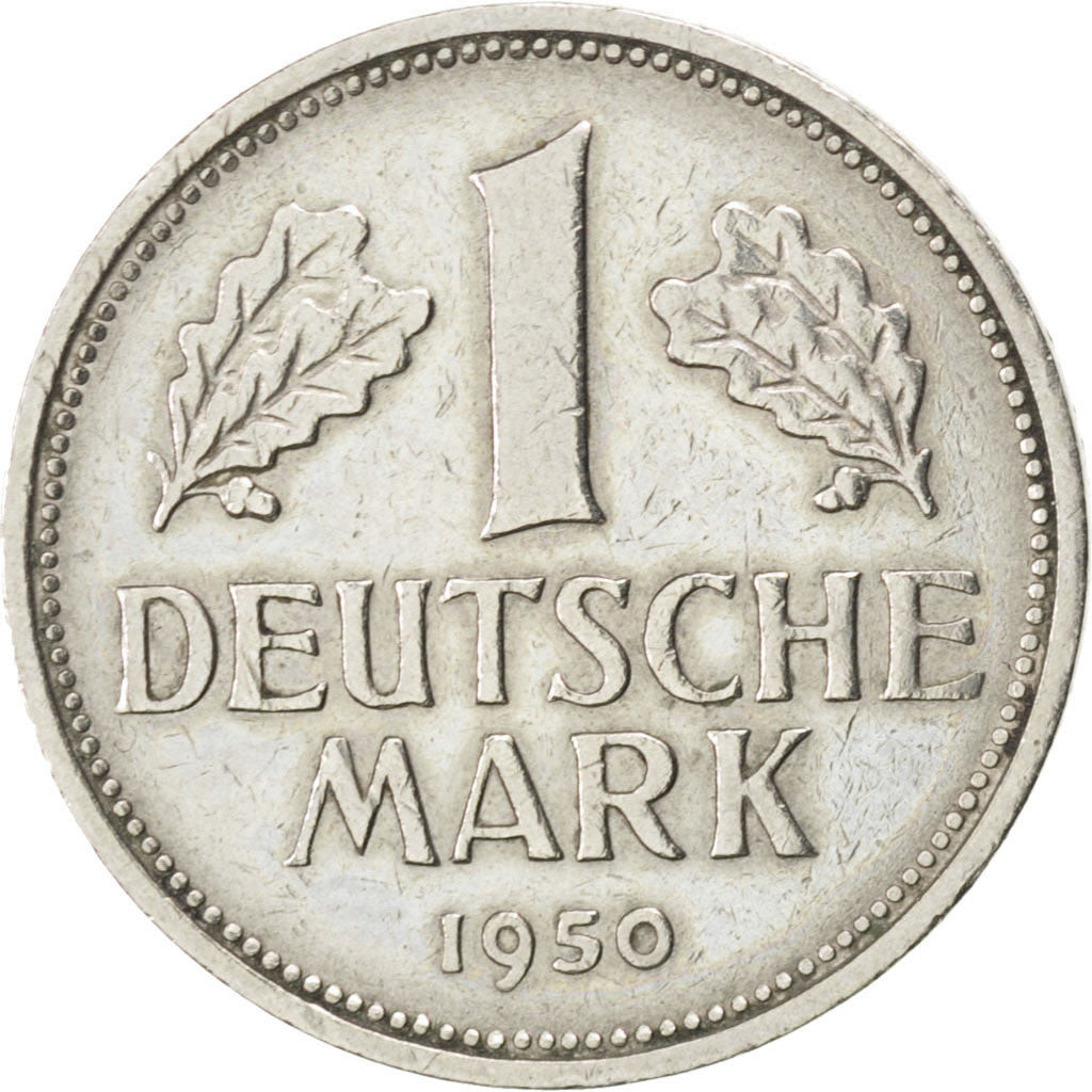 Allemagne, République Fédérale, 1 Mark 1950 F, KM 110