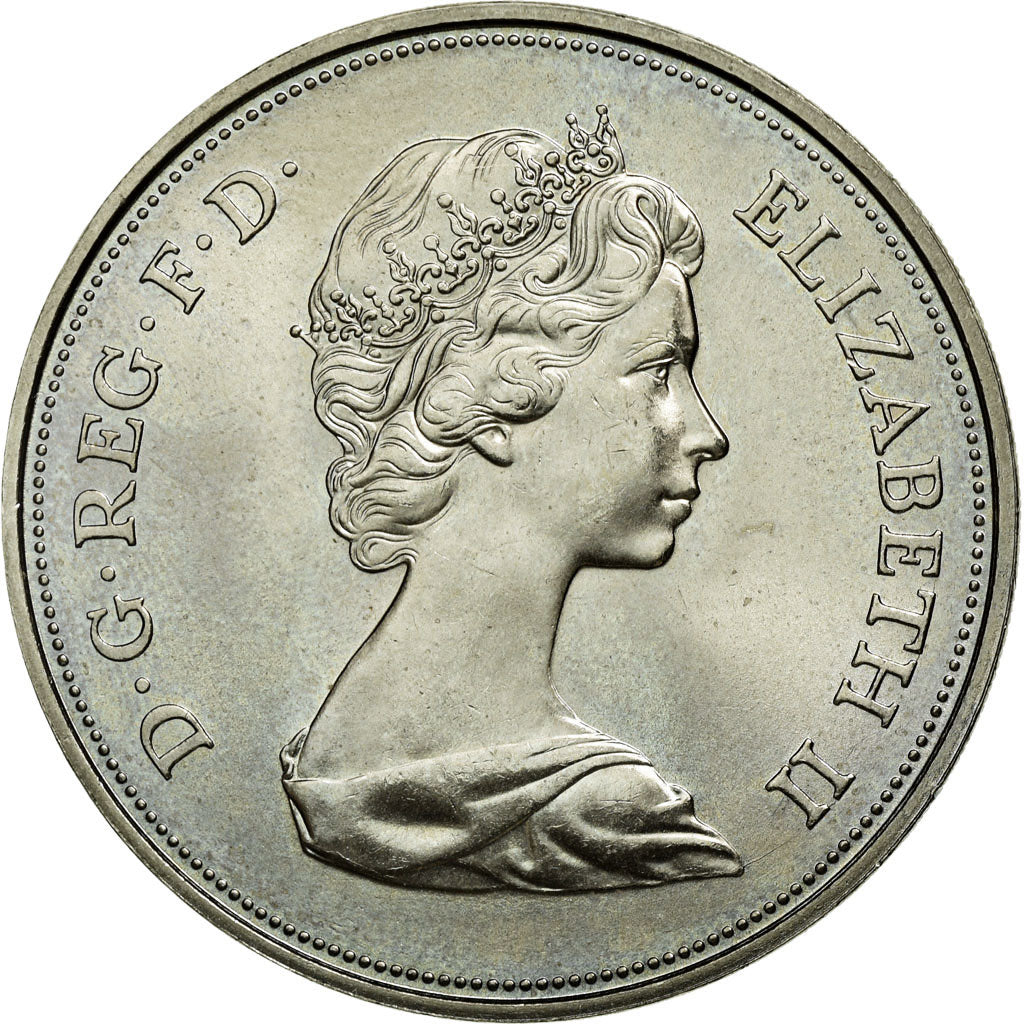 Coin, Great Britain, Elizabeth II, 25 New Pence, 1972, MS(63), Copper-nickel