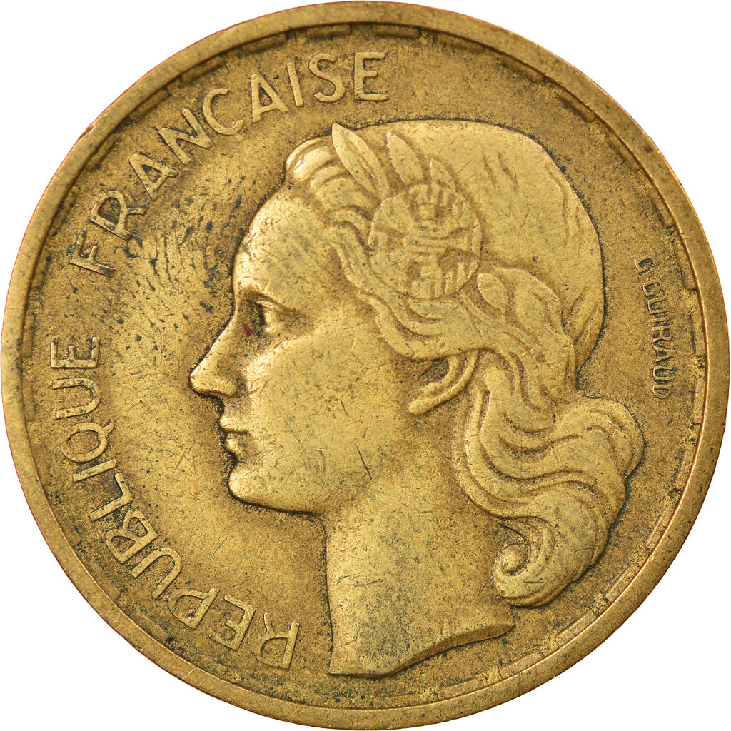 Moneta, Francja, Guiraud, 20 Francs, 1950, Beaumont - Le Roger, VF(30-35)