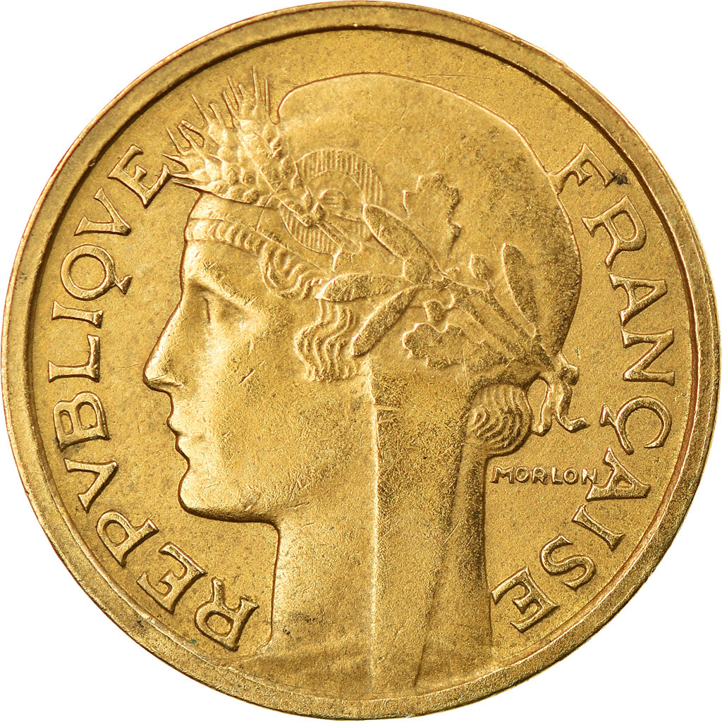 Coin, France, Morlon, 50 Centimes, 1939, Paris, EF(40-45), Aluminum-Bronze