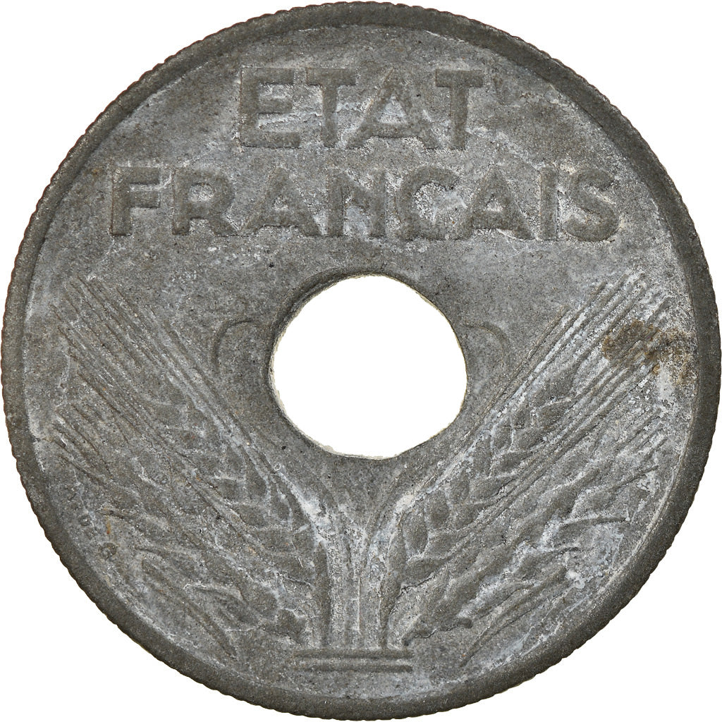 Coin, France, État français, 10 Centimes, 1943, Paris, VF(30-35), Zinc