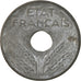 Moneda, Francia, État français, 10 Centimes, 1943, Paris, BC+, Cinc, KM:898.2