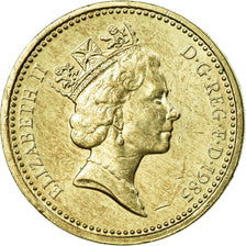 Coin, Great Britain, Elizabeth II, Pound, 1985, AU(55-58), Nickel-brass, KM:941