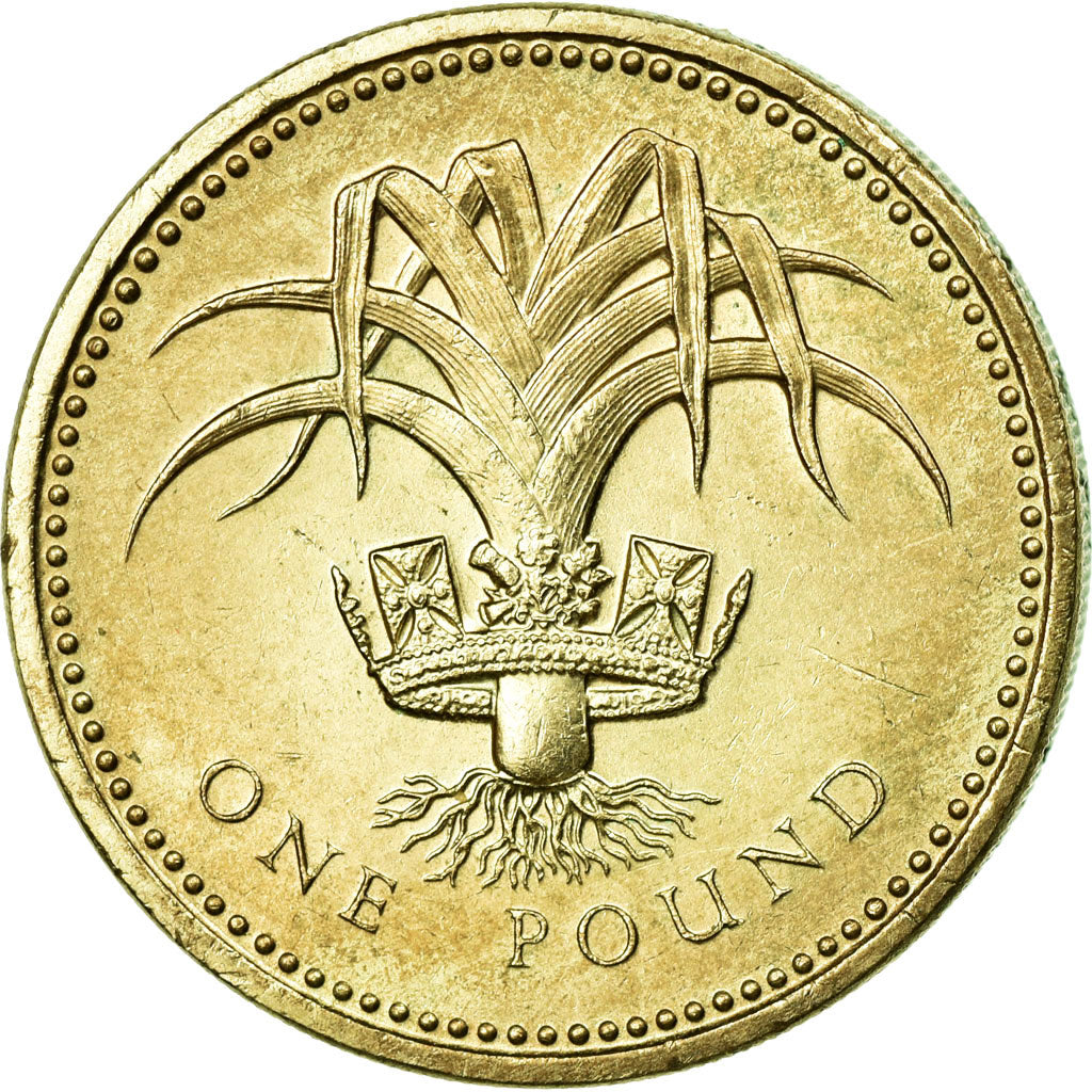 Coin, Great Britain, Elizabeth II, Pound, 1985, AU(55-58), Nickel-brass, KM:941