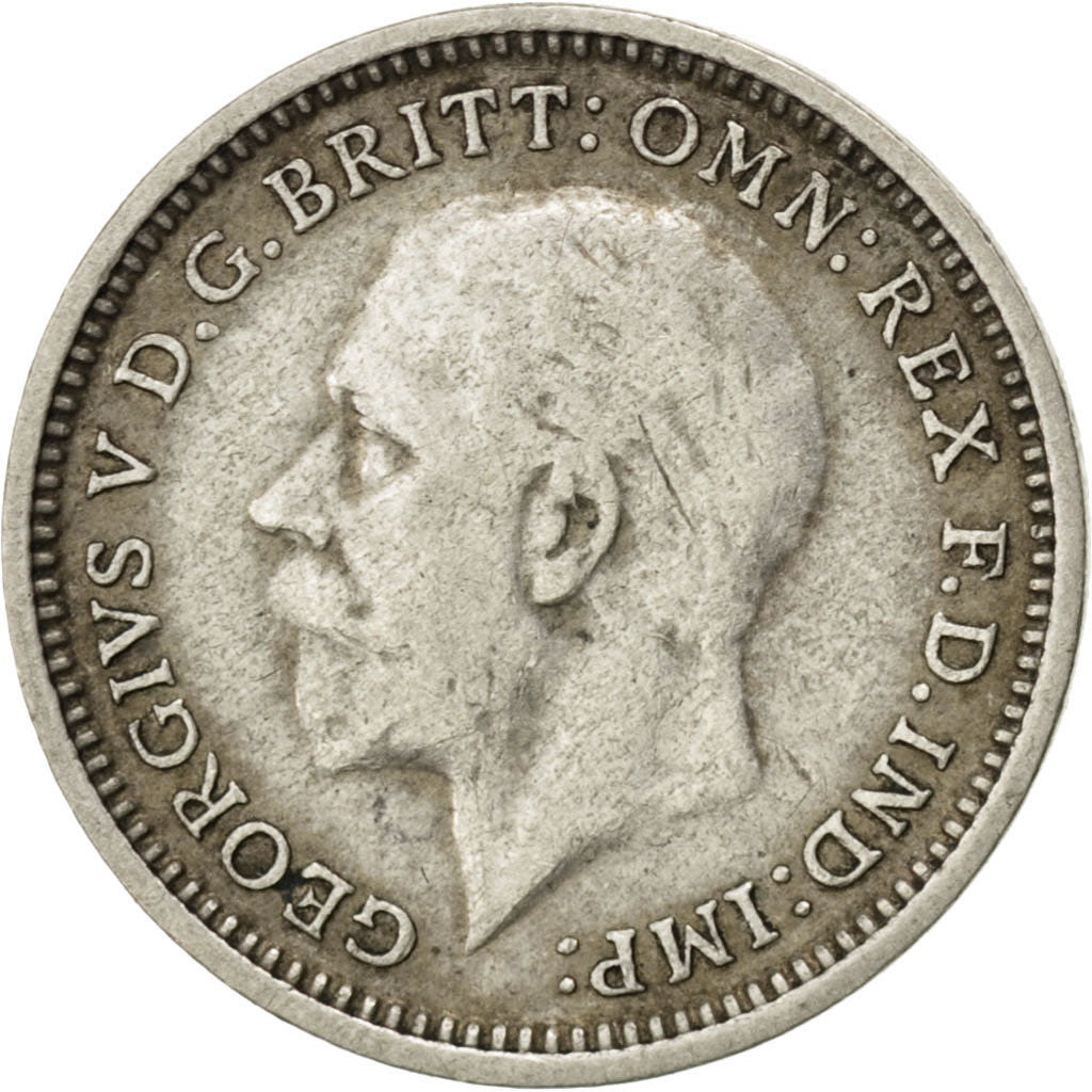 GREAT BRITAIN, 3 Pence, 1934, KM #831, EF(40-45), Silver, 16, 1.39