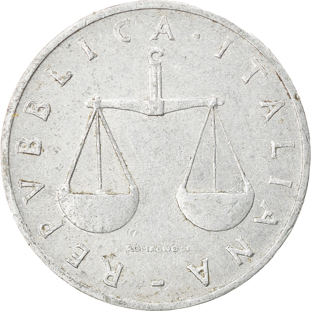 Monnaie, Italie, Lira, 1957, Rome, TB+, Aluminium, KM:91