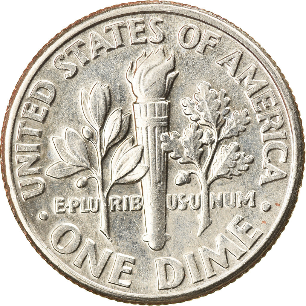 Moneta, Stati Uniti, Roosevelt Dime, Dime, 1989, U.S. Mint, Denver, BB, Rame