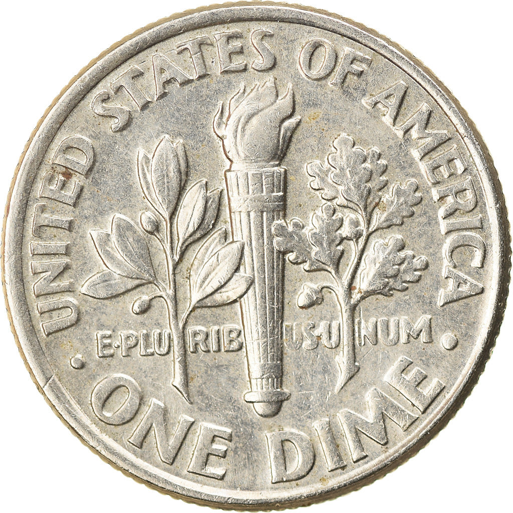 Monnaie, États-Unis, Roosevelt Dime, Dime, 1992, U.S. Mint, Denver, TTB