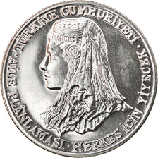 Coin, Turkey, 5 Lira, 1979, MS(60-62), Stainless Steel, KM:928