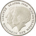 NETHERLANDS, 2-1/2 Gulden, 1980, KM #201, MS(65-70), Nickel, 29, 9.97