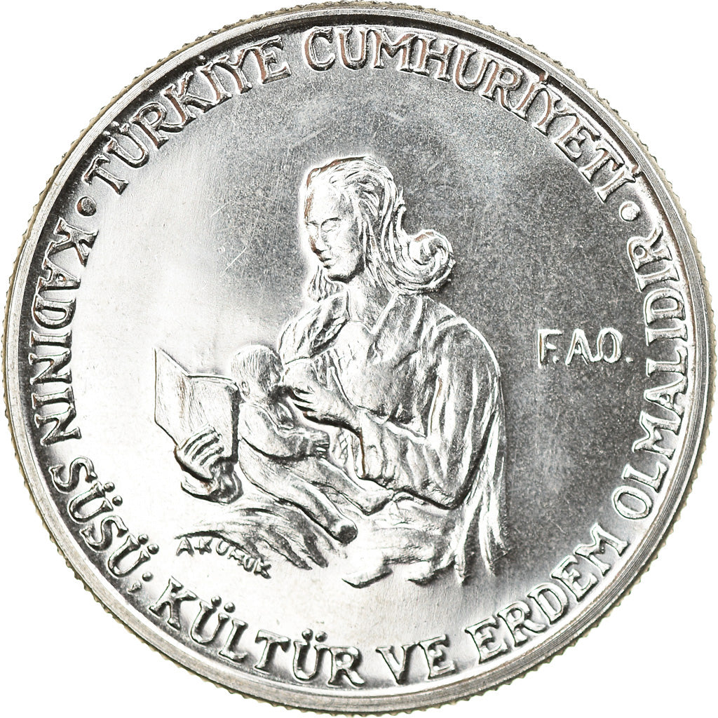 Coin, Turkey, Lira, 1978, AU(55-58), Stainless Steel, KM:914